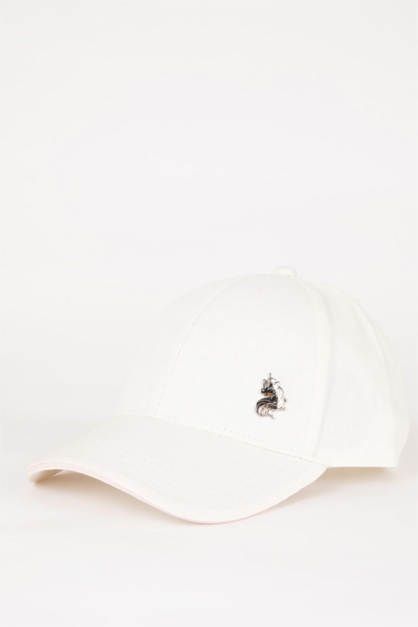 FILLES Beige Bonnet Coton pour Fille
