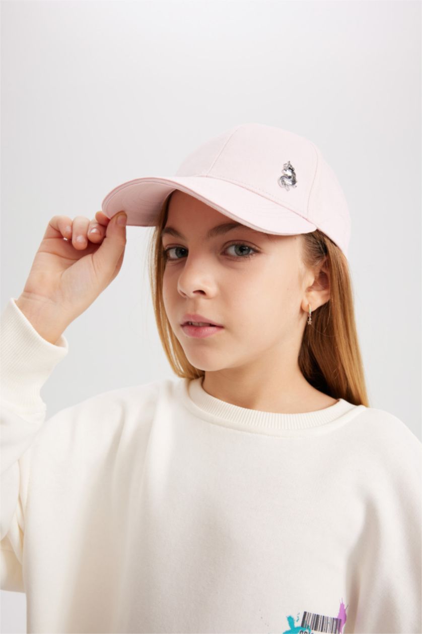 FILLES Rose Bonnet Coton pour Fille