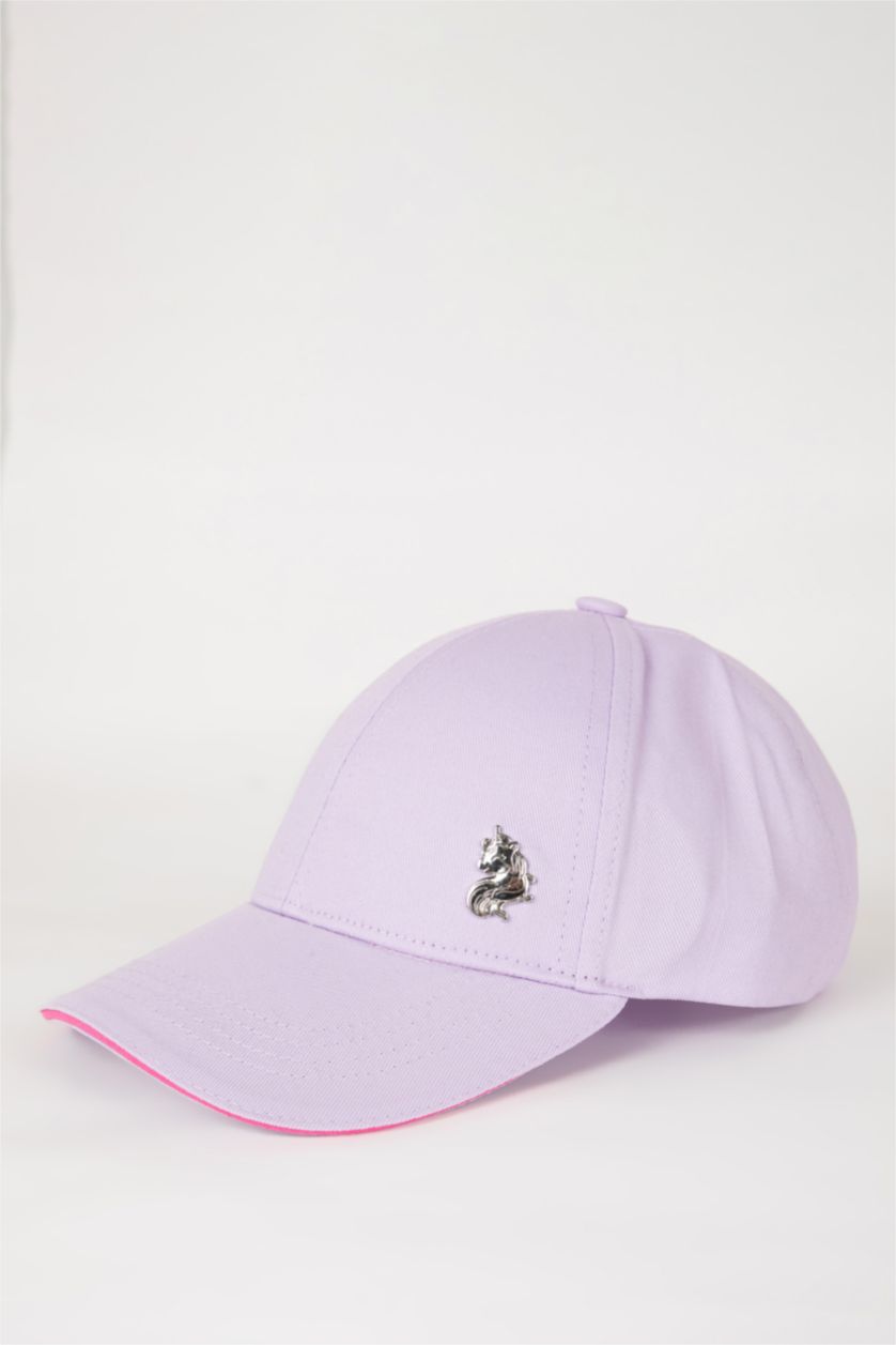 GIRLS & TEENS Purple Girl Cotton Hat