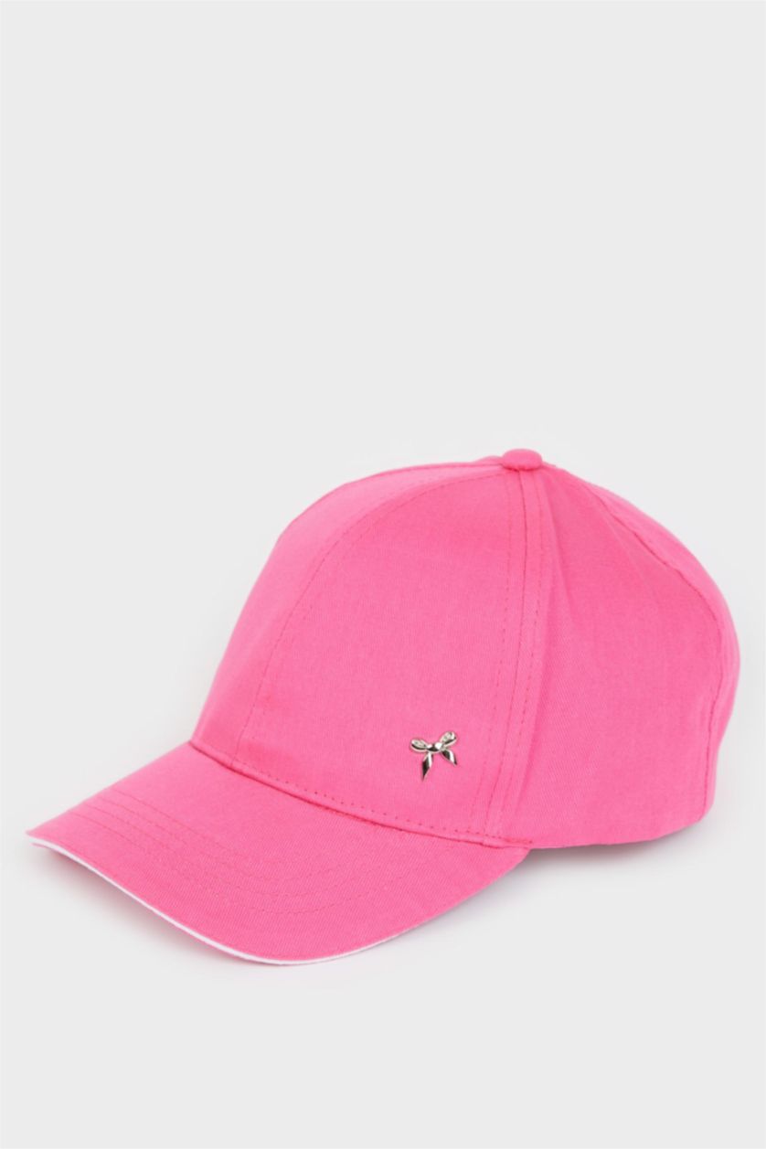 Girls & Teens Fushsia Girl Cotton Cap
