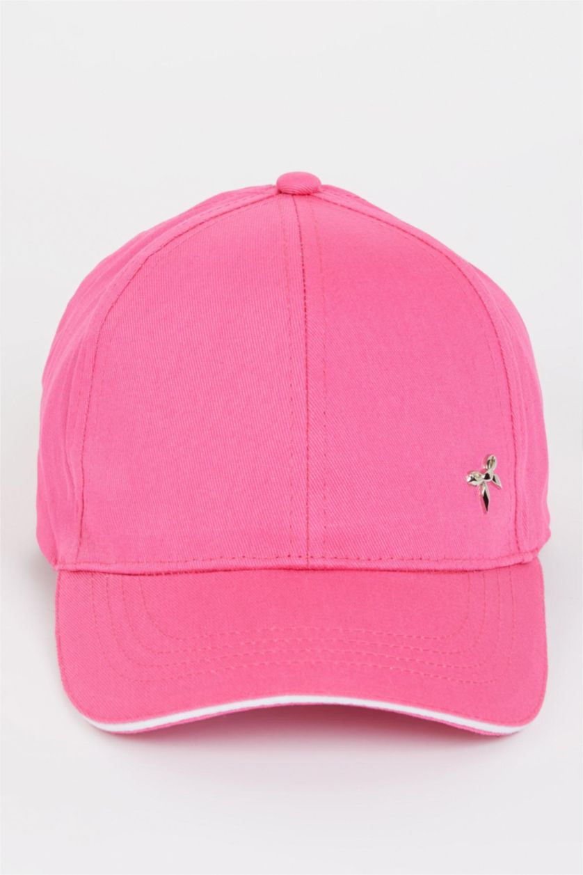 Girls & Teens Fushsia Girl Cotton Cap