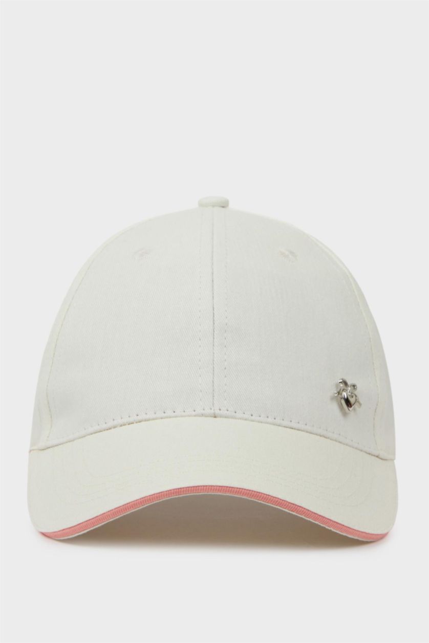GIRLS & TEENS Beige Girl Cotton Cap