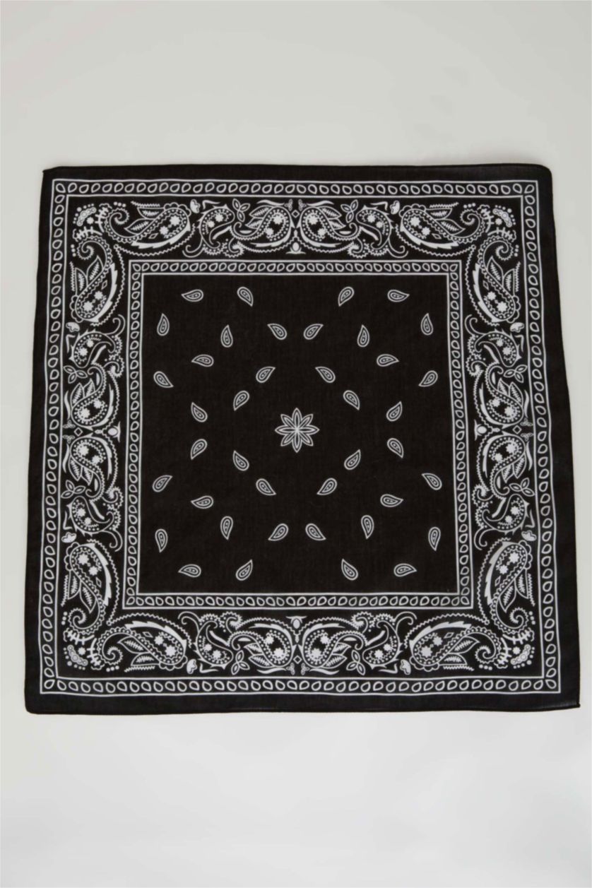 WOMAN Black شال قطن