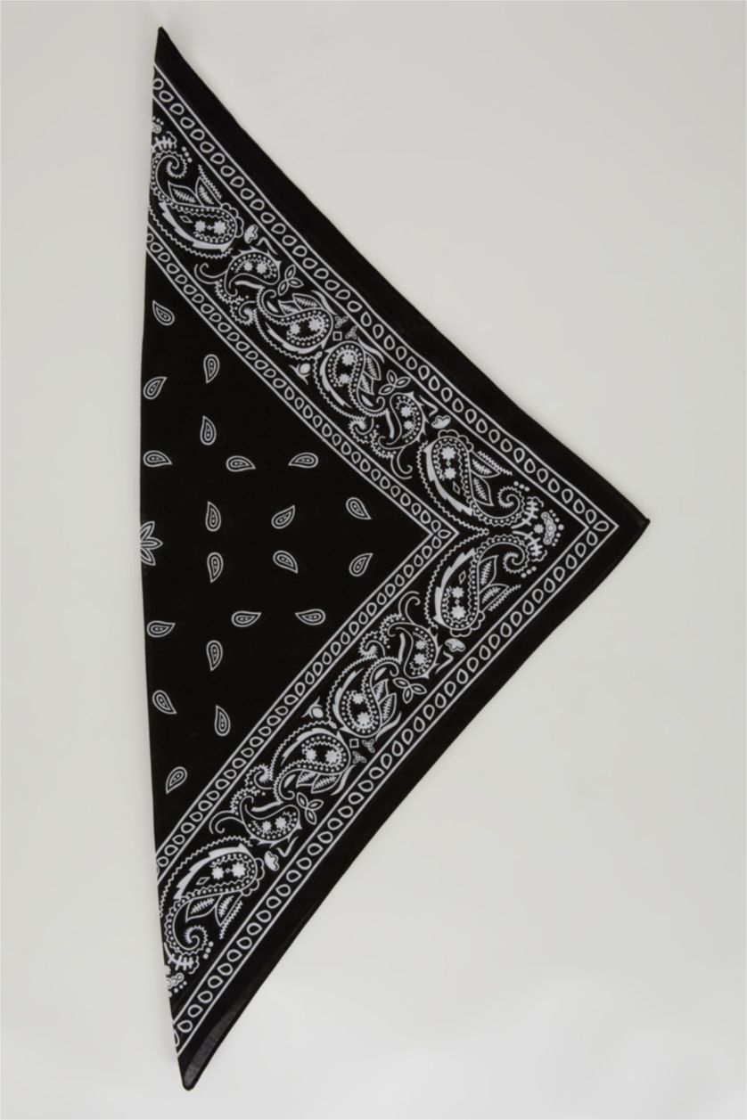 WOMAN Black شال قطن