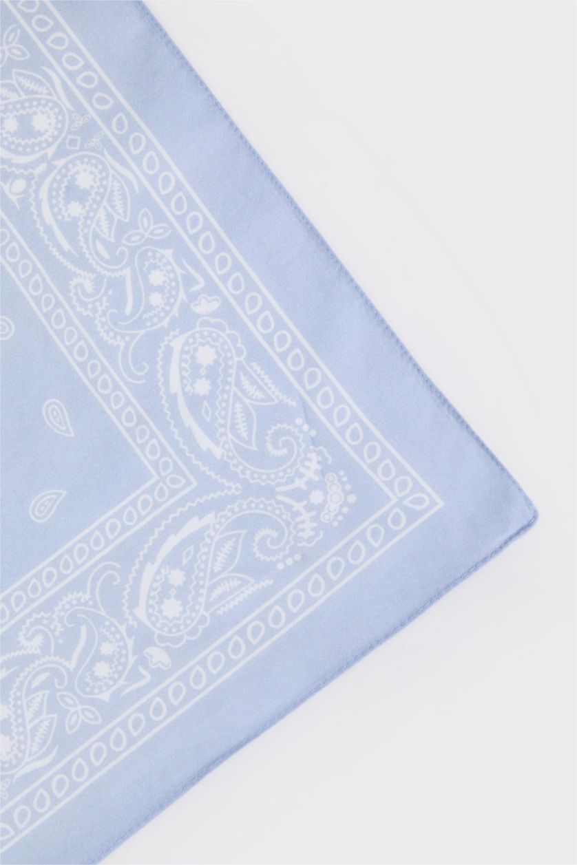 Woman Indigo Woman Printed Bandana
