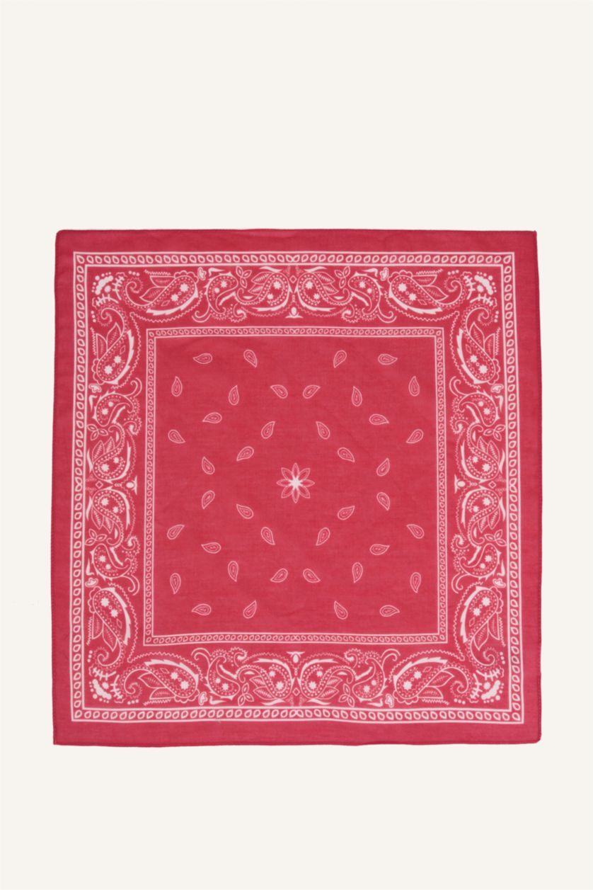 FEMME Rouge Bandana imprimé pour femme