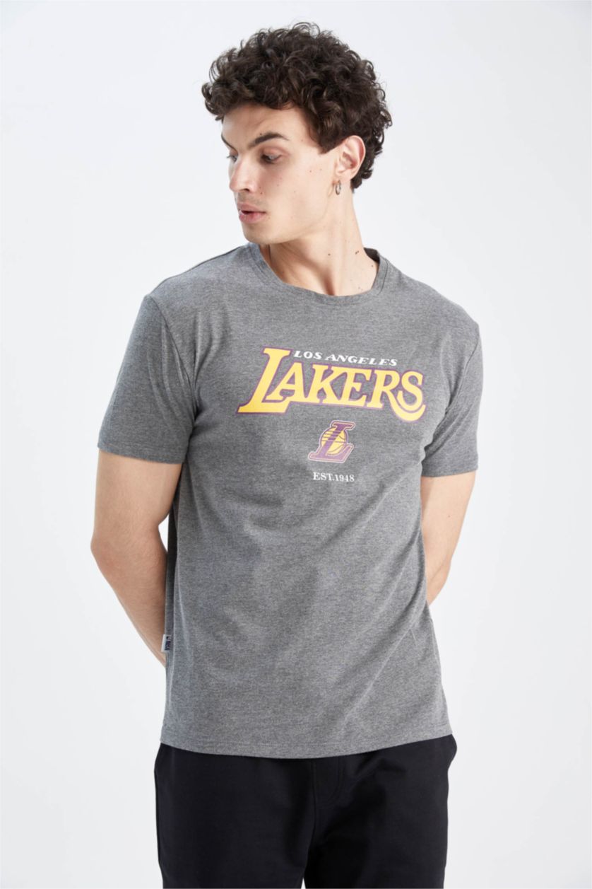 MAN Anthracite Melange Short Sleeve T-Shirt