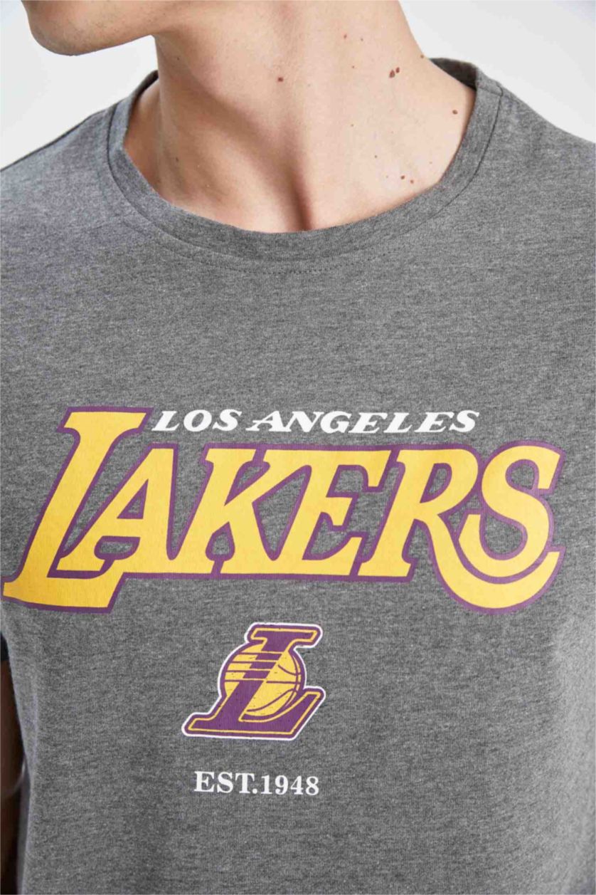 MAN Anthracite Melange Short Sleeve T-Shirt