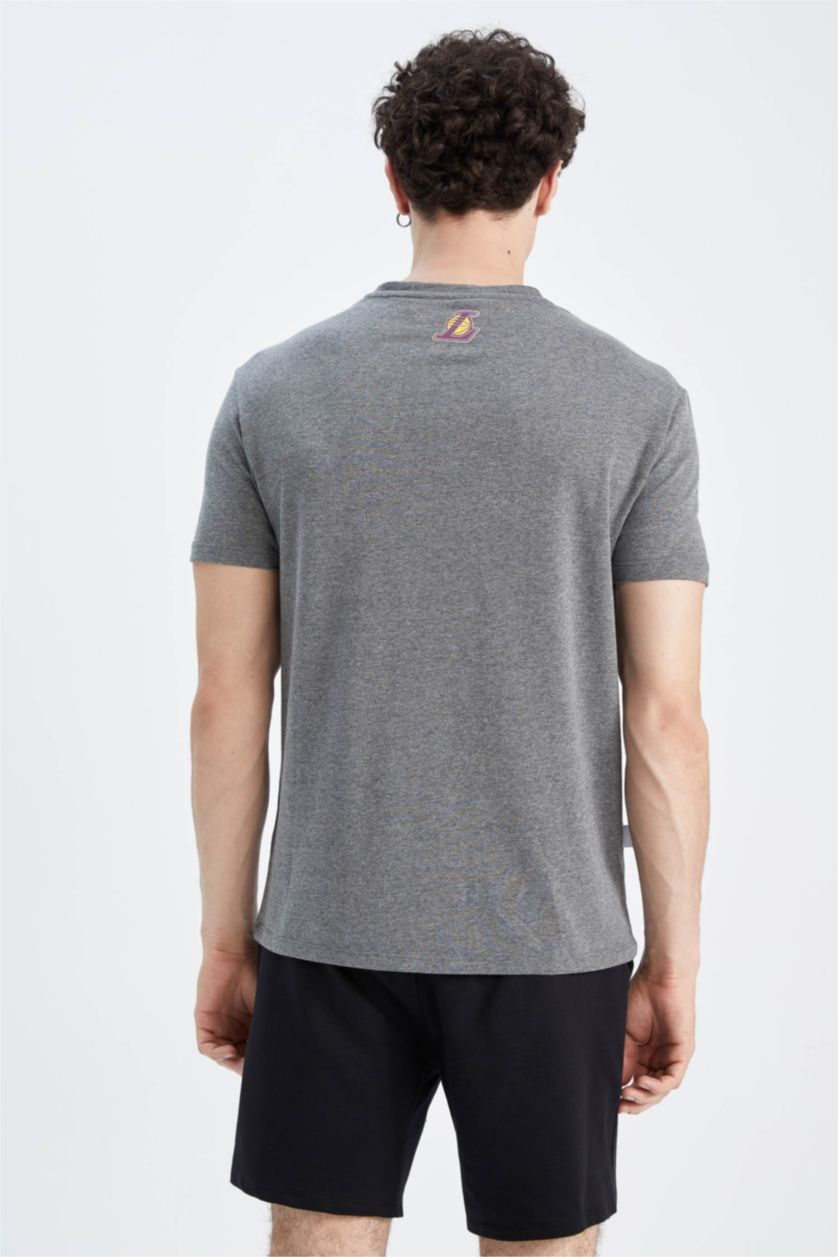 MAN Anthracite Melange Short Sleeve T-Shirt