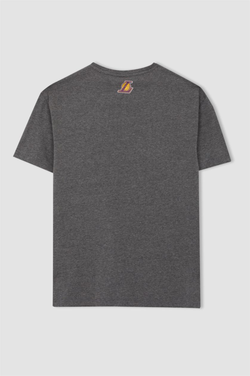 MAN Anthracite Melange Short Sleeve T-Shirt