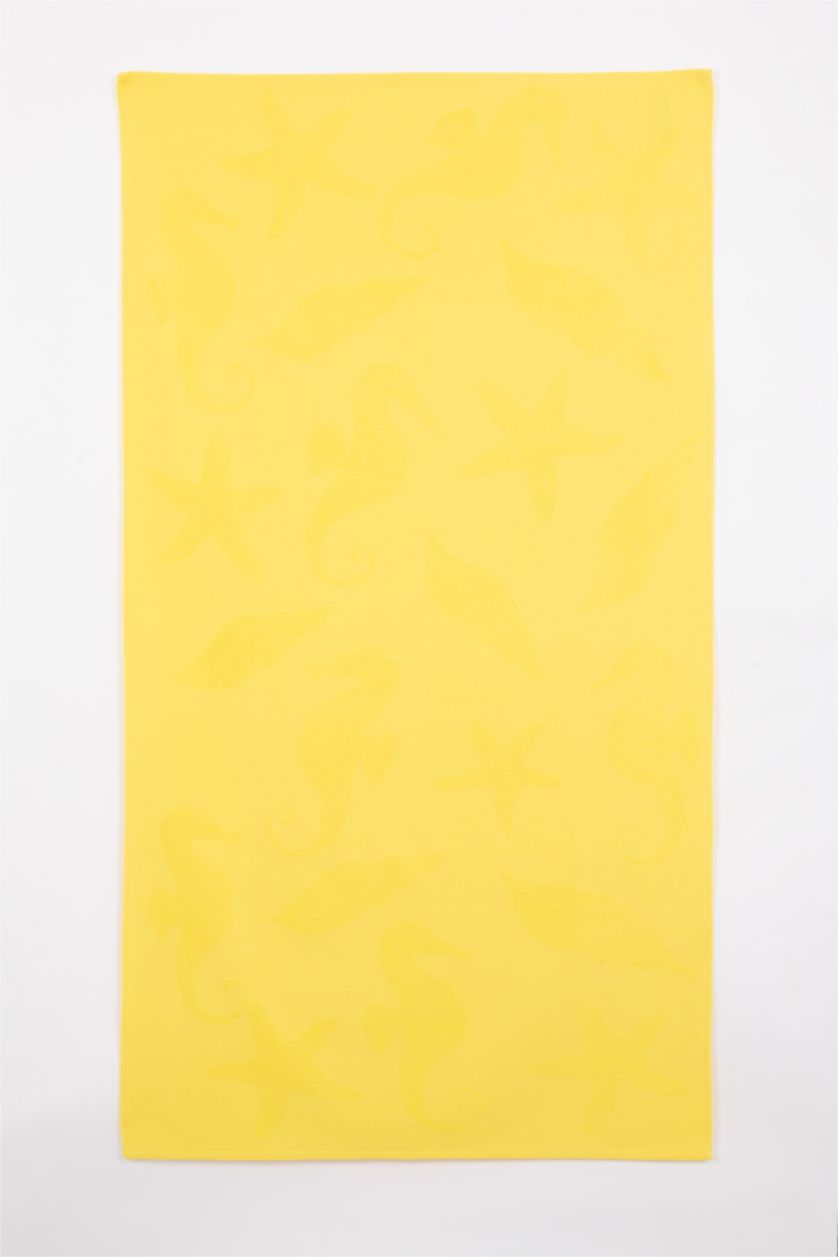 نساء أصفر فوطة قطن نسائي