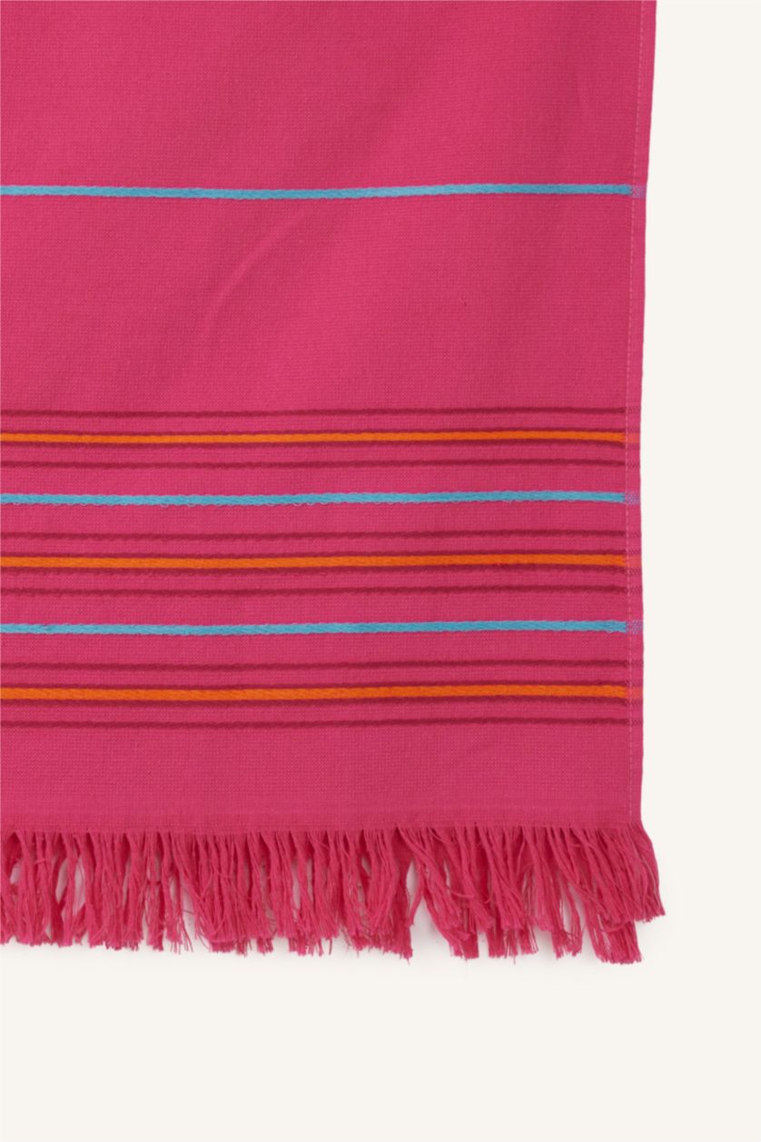 Women Fushsia Printed Cotton Towel