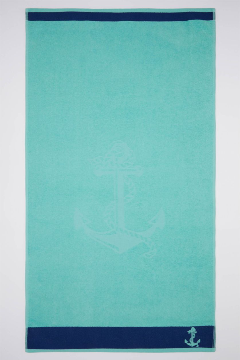MAN Indigo Melange Man Cotton Beach Towel
