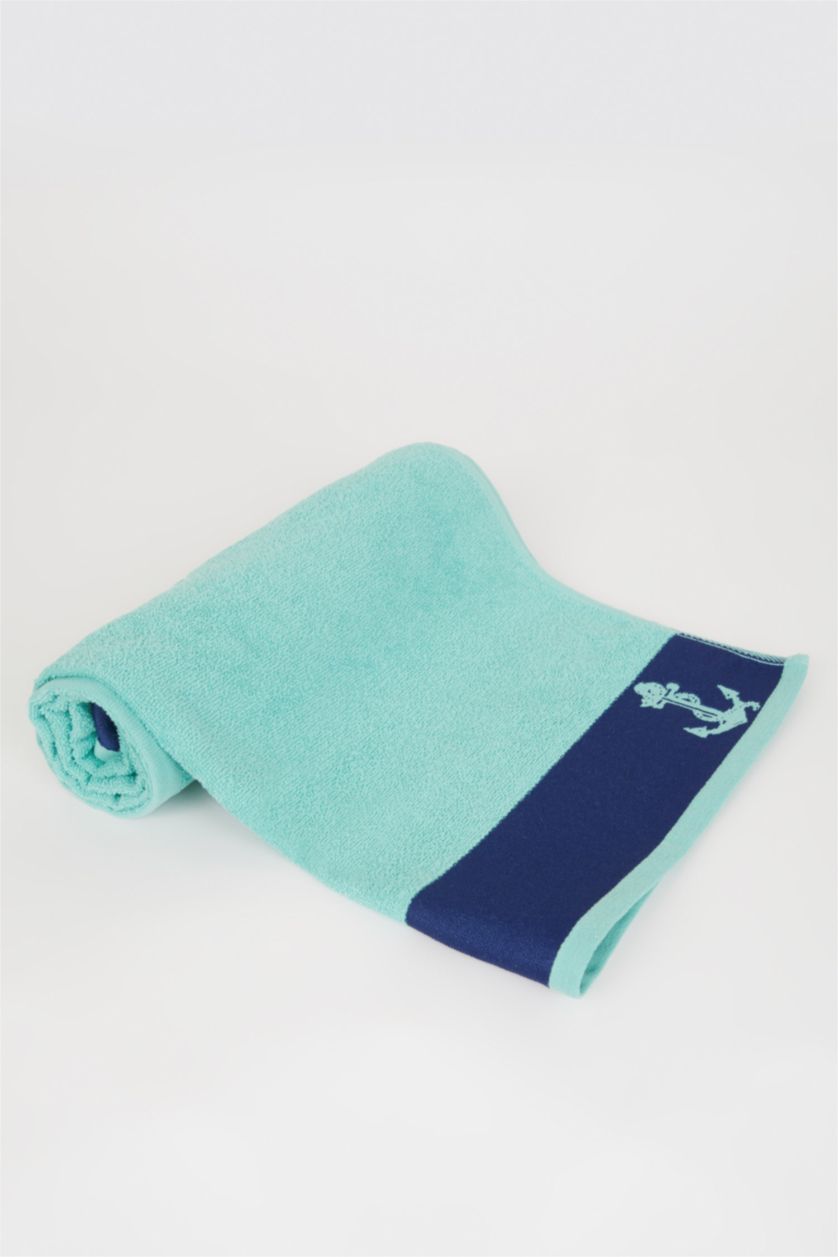 MAN Indigo Melange Man Cotton Beach Towel
