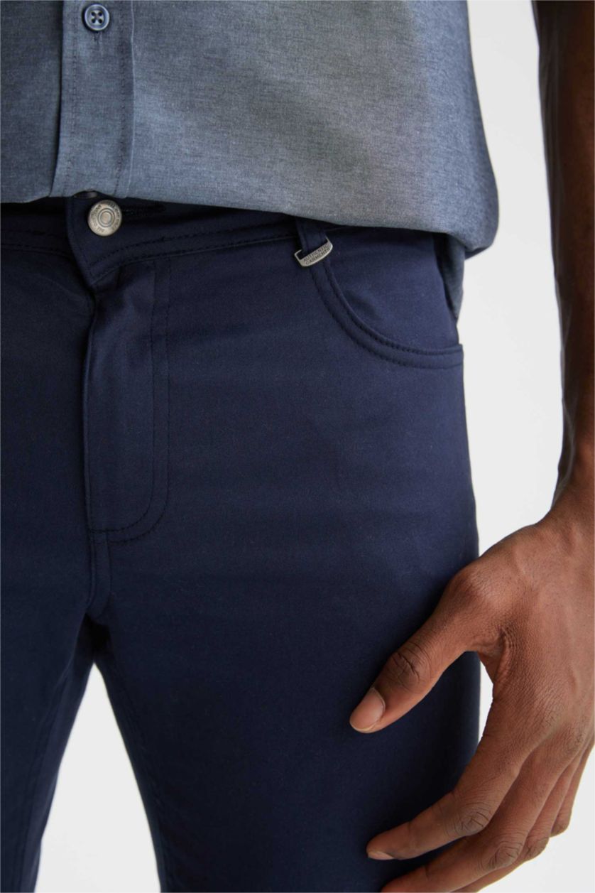 MAN NAVY Extra Slım Fit Trousers