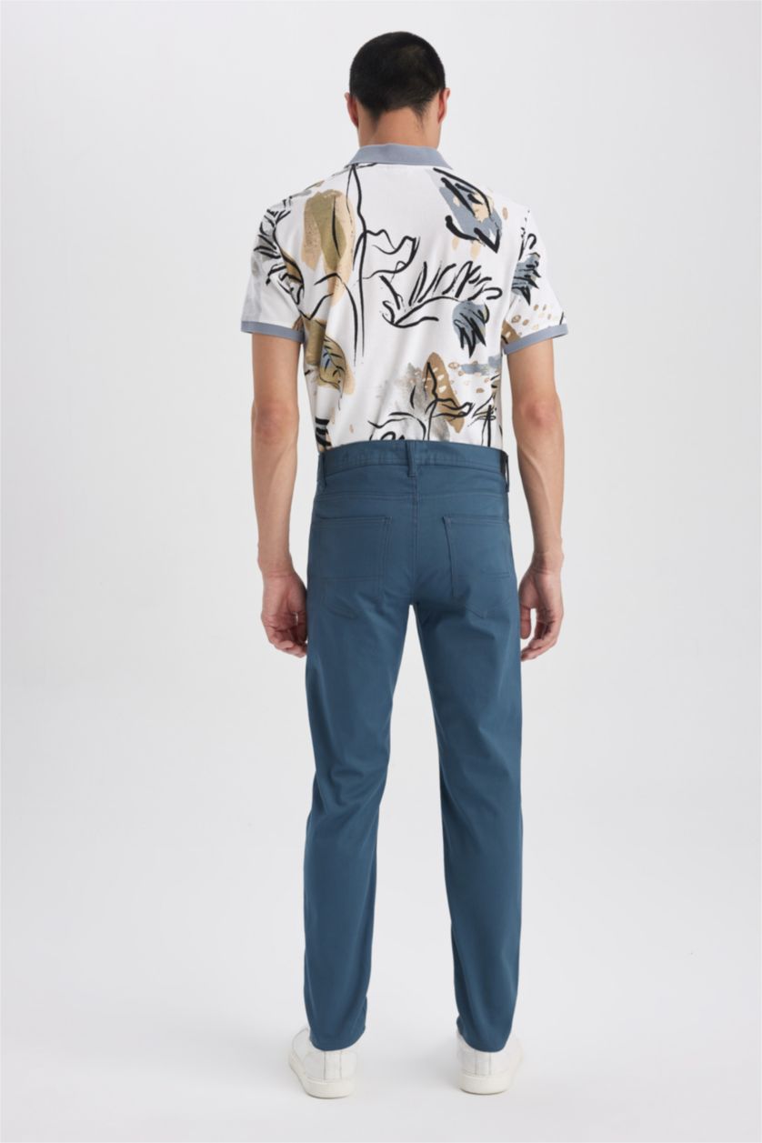 HOMME Vert Pantalon Chino Extra Slim pour Homme