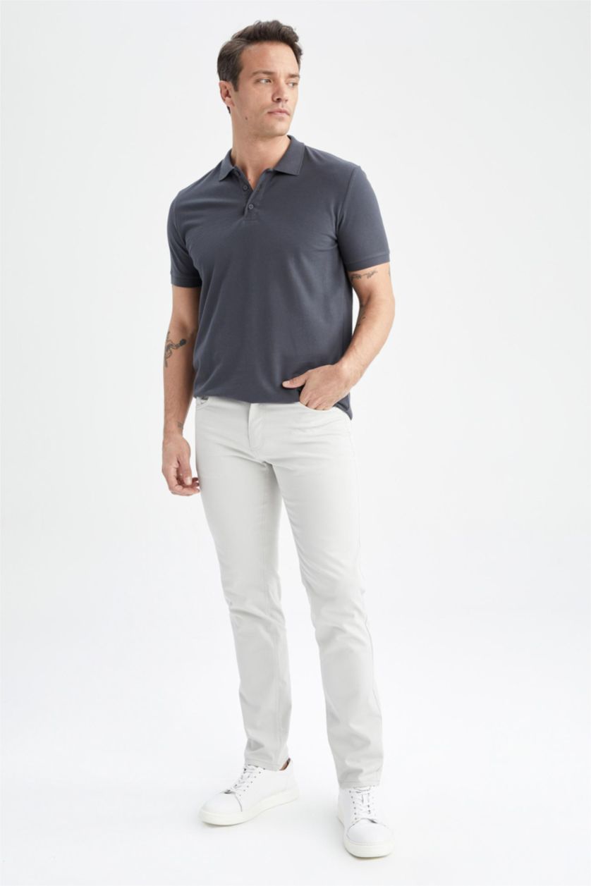 MAN Stone Extra Slım Fit Trousers