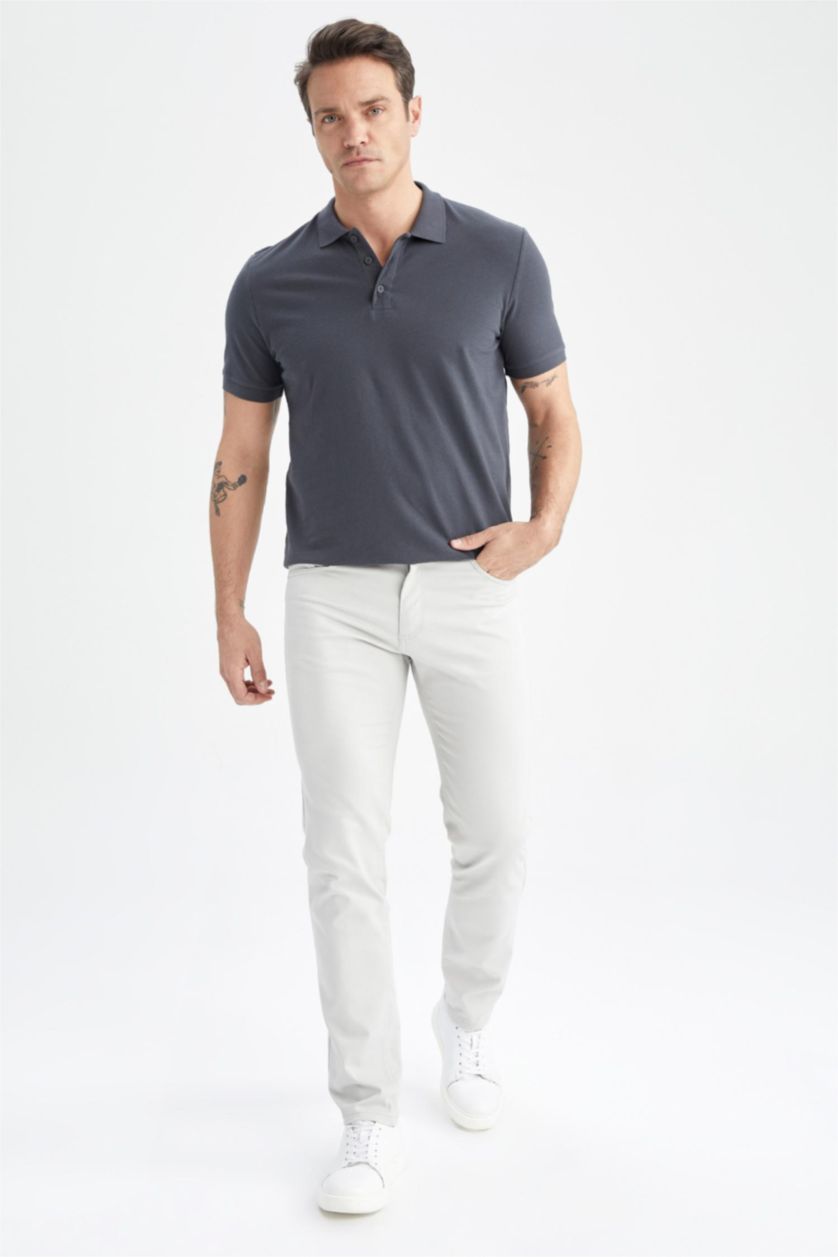 MAN Stone Extra Slım Fit Trousers