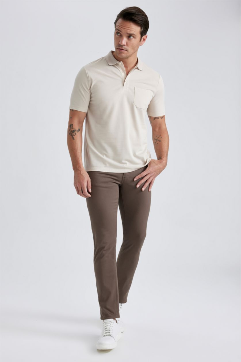 MAN Teak Extra Slım Fit Trousers