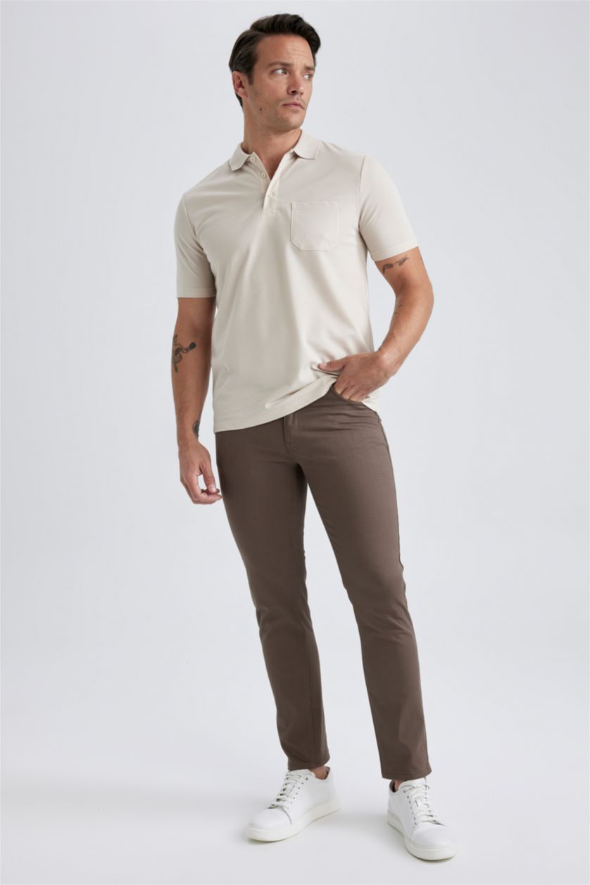 MAN Teak Extra Slım Fit Trousers