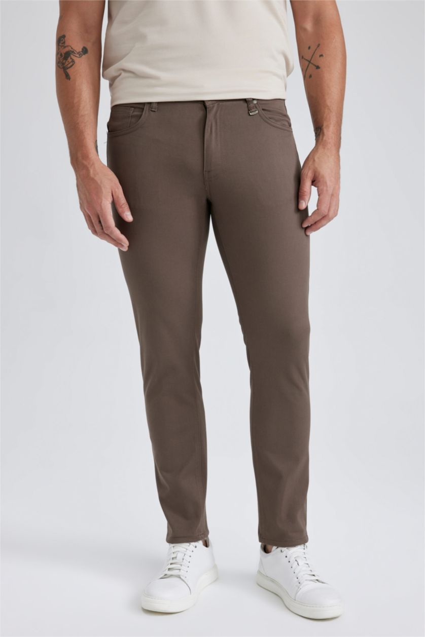 MAN Teak Extra Slım Fit Trousers