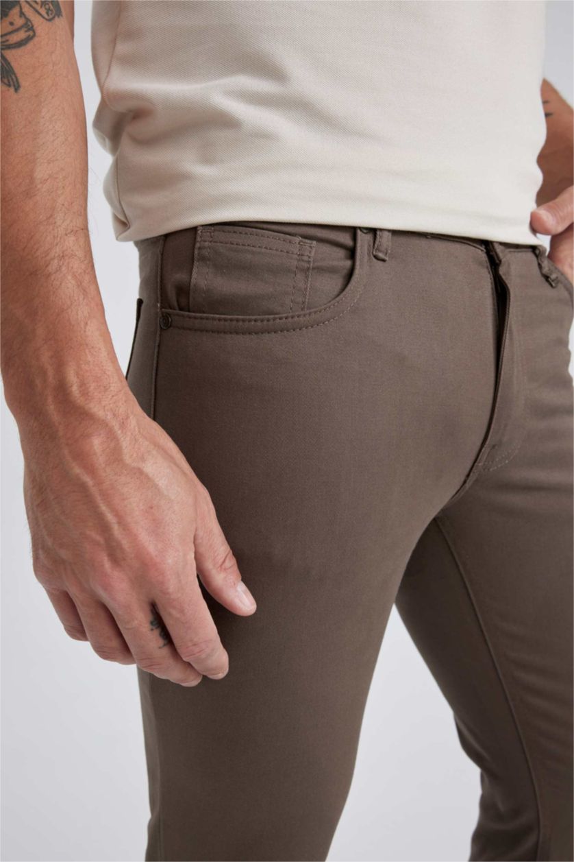 MAN Teak Extra Slım Fit Trousers