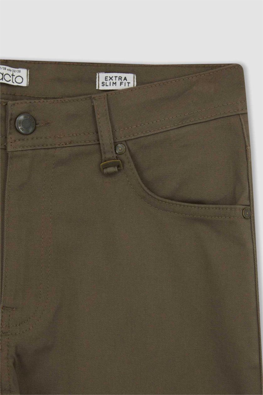 MAN Teak Extra Slım Fit Trousers