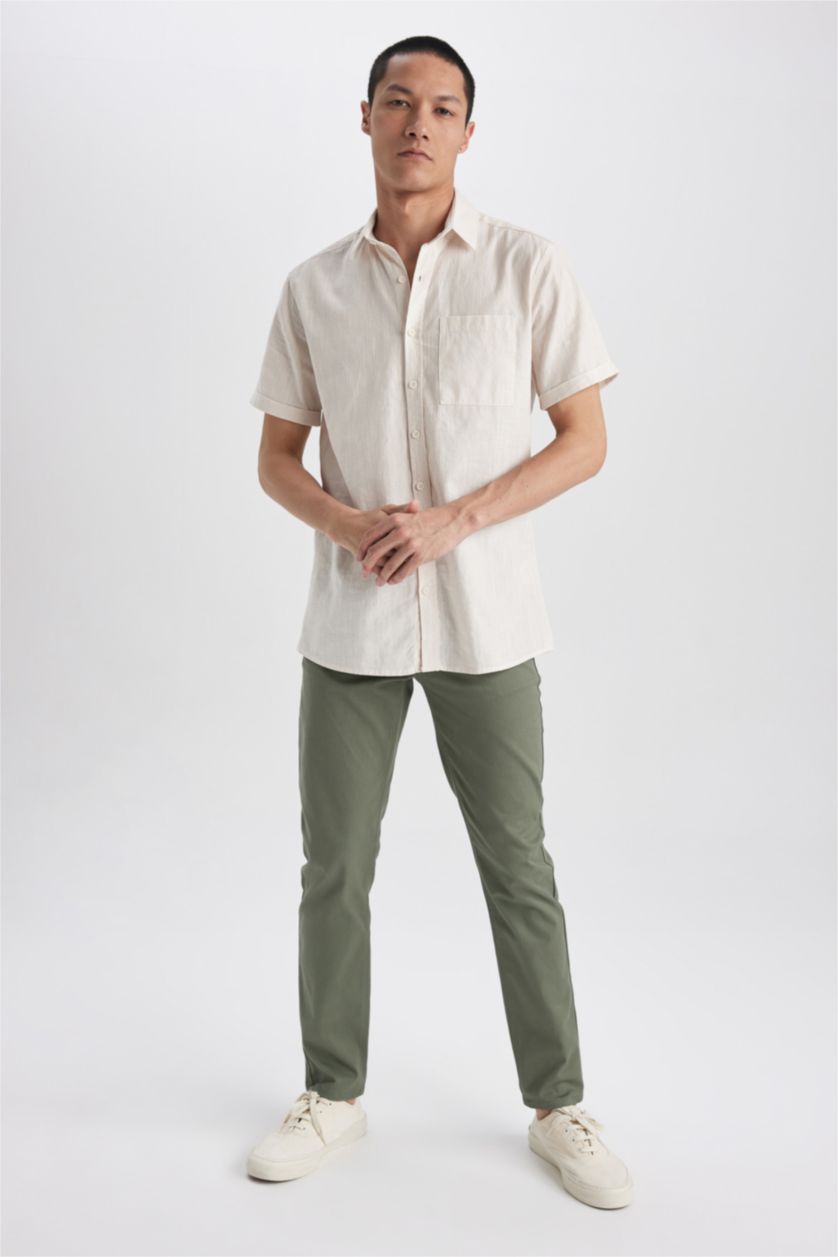 MAN Dark Mint Extra Slım Fit Trousers