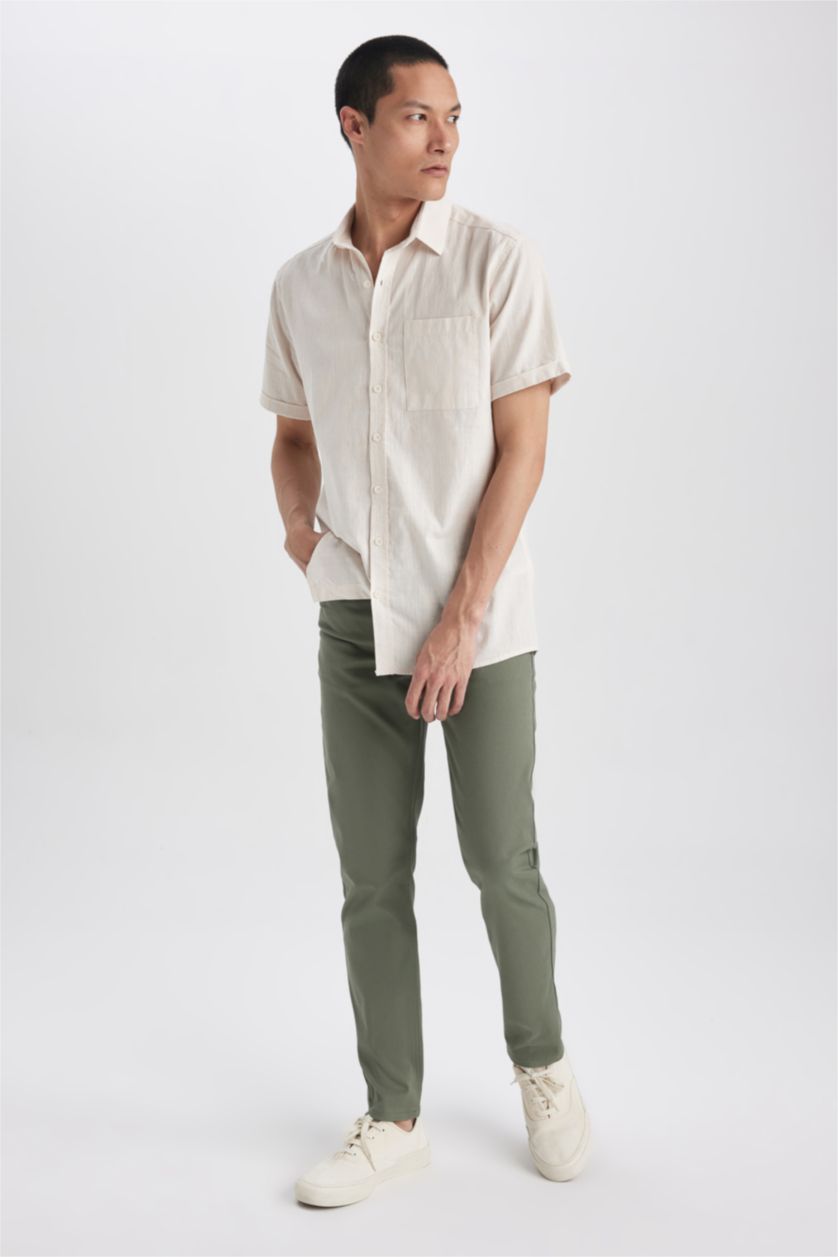 MAN Dark Mint Extra Slım Fit Trousers