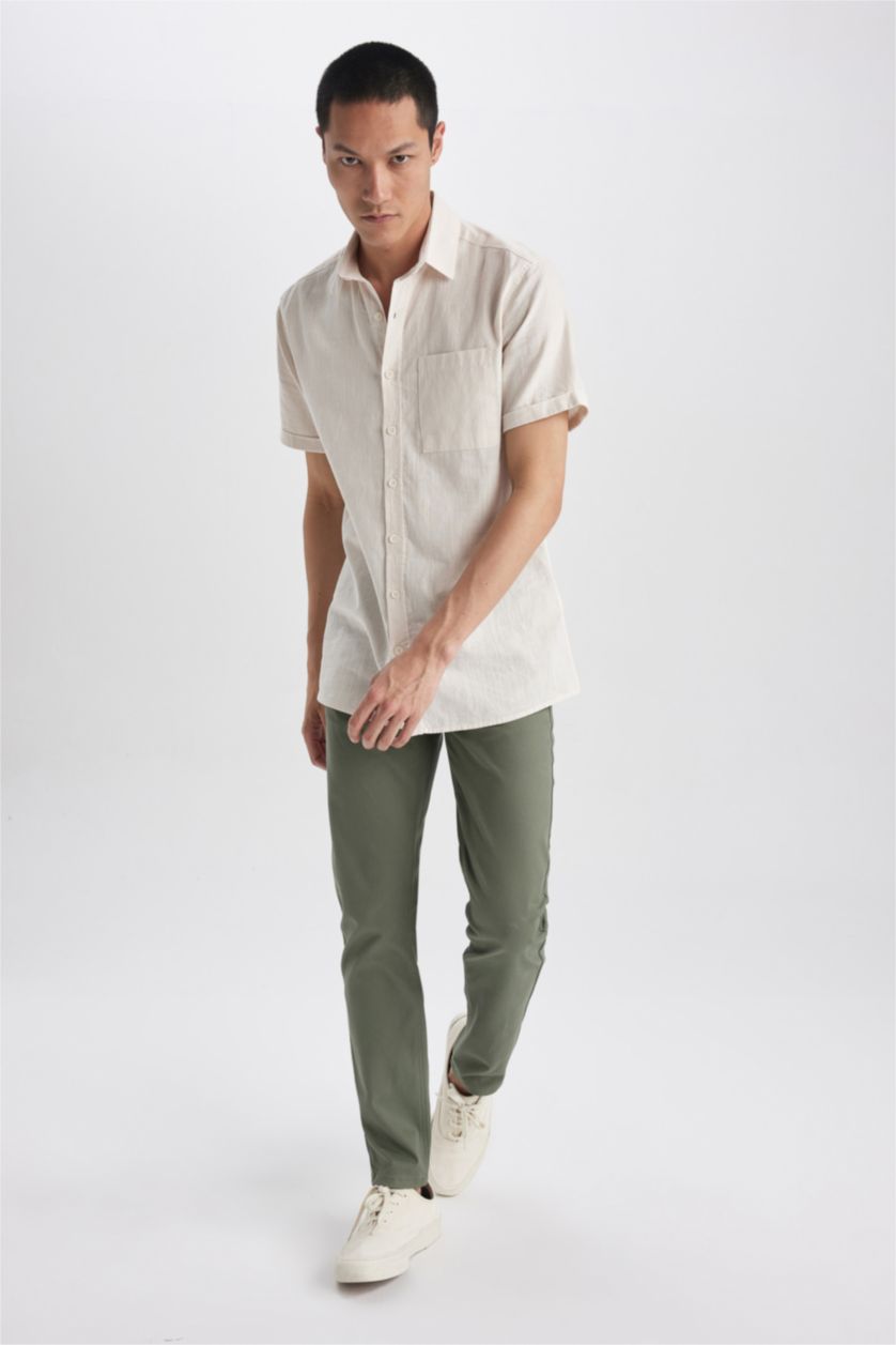 MAN Dark Mint Extra Slım Fit Trousers