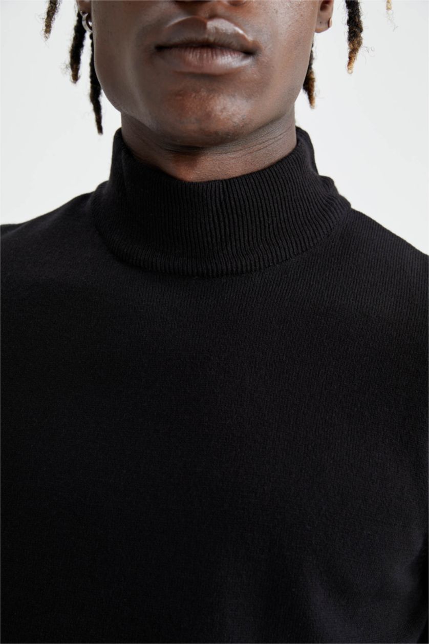 MAN Black Slim Fit Knitwear Pullover