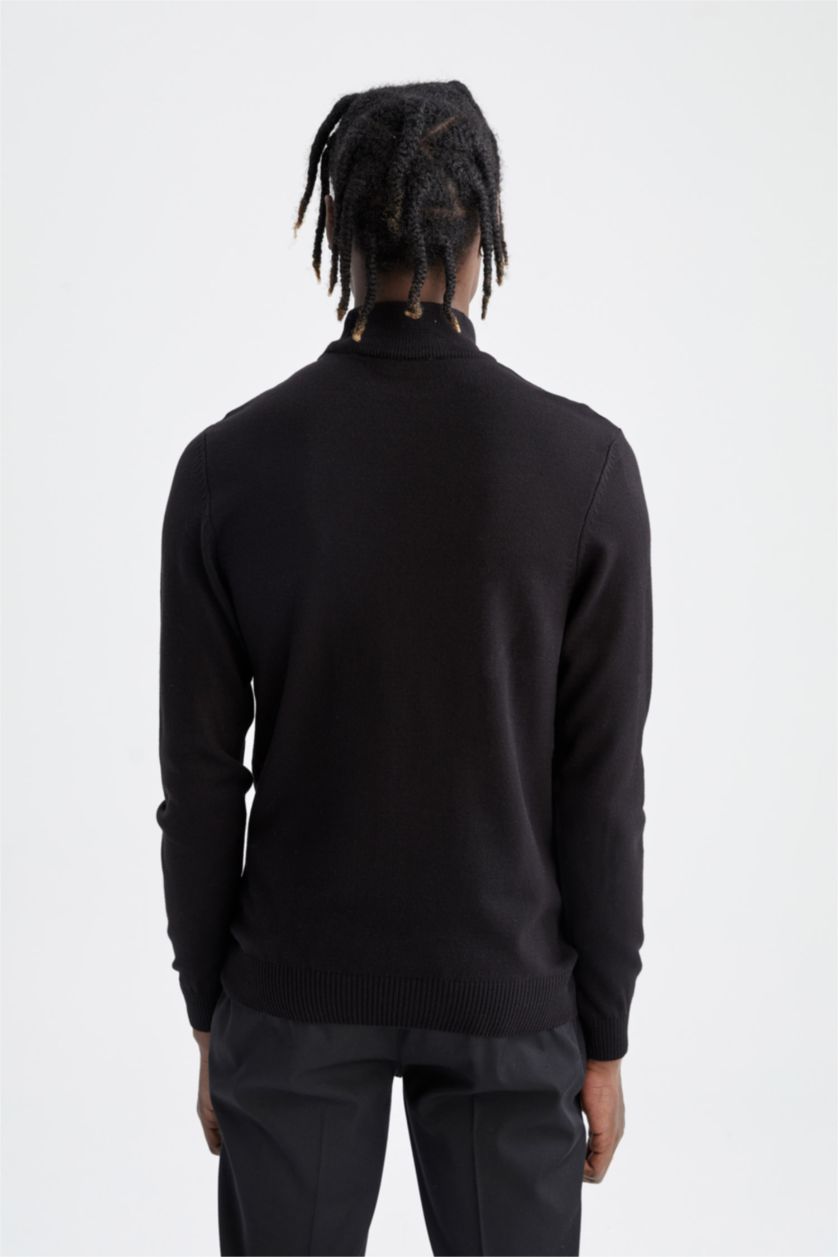 MAN Black Slim Fit Knitwear Pullover