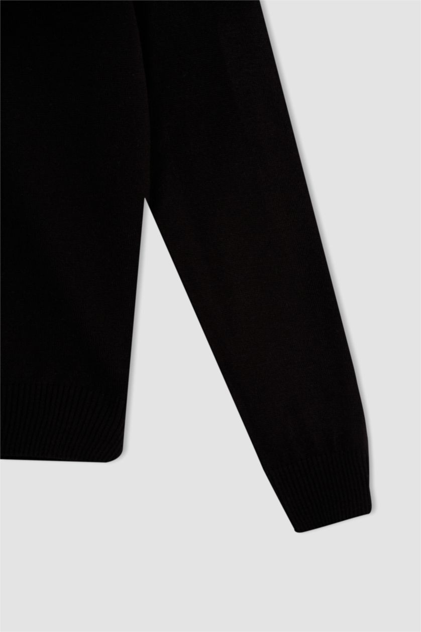 MAN Black Slim Fit Knitwear Pullover