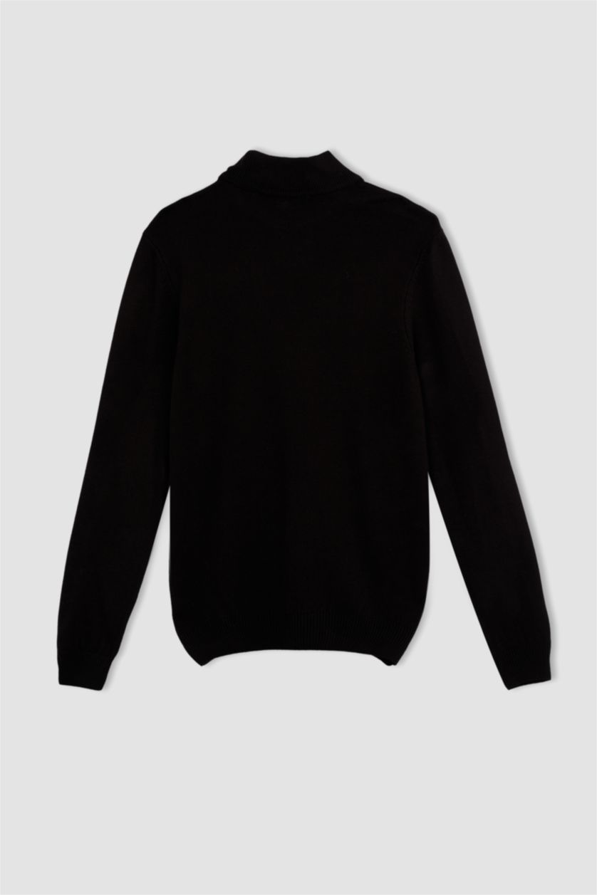 MAN Black Slim Fit Knitwear Pullover