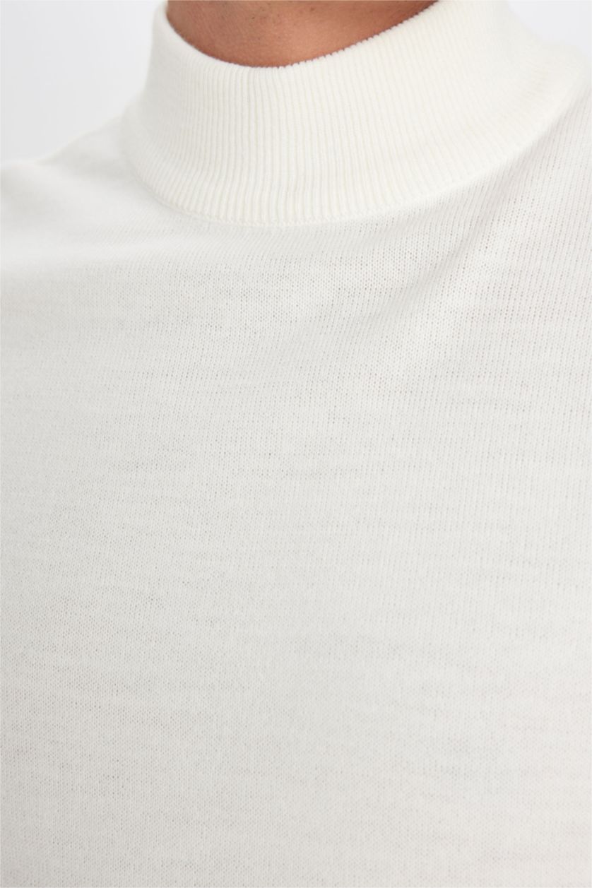 HOMME Écru Pull Tricot