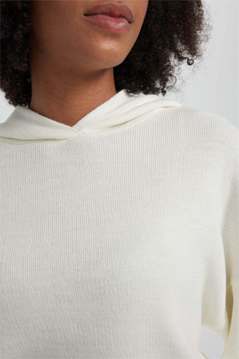 WOMAN Ecru Oversize Fit Knitwear Pullover