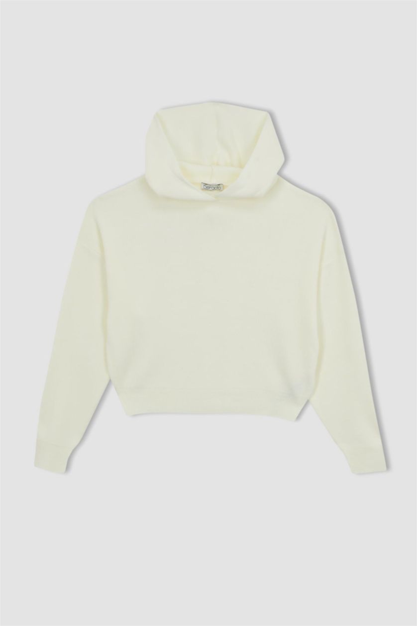 WOMAN Ecru Oversize Fit Knitwear Pullover