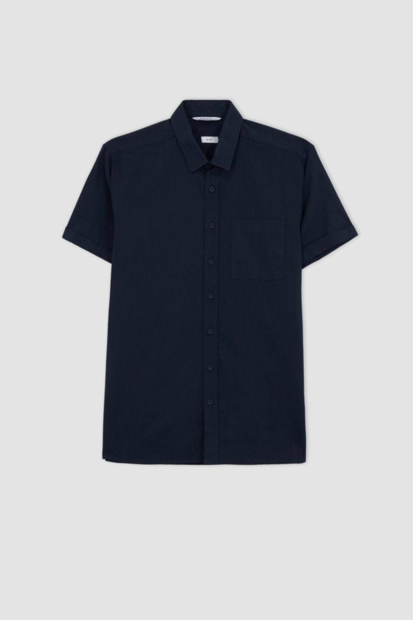 رجال كحلي قميص بولو سليم فيت