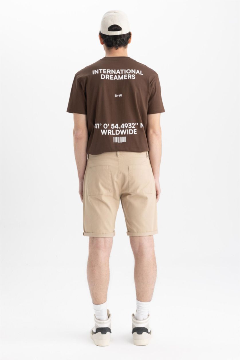 رجال بيج شورت برمودا قصة عادية برباط