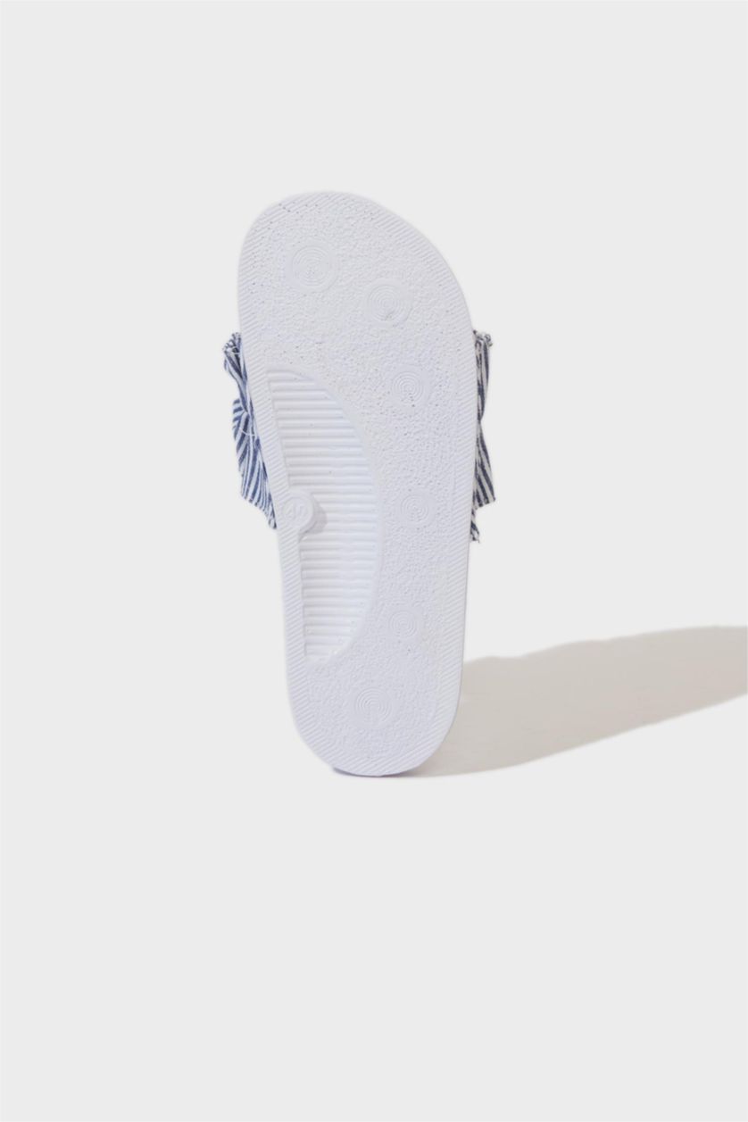 Kadın Lacivert Kadın Düz Taban Eva Terlik