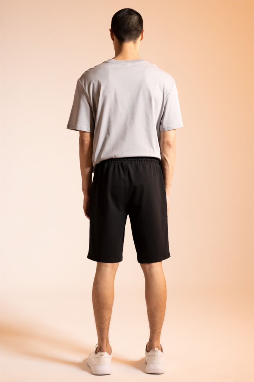 MAN Black Regular Fit Thin Sweatshirt Fabric