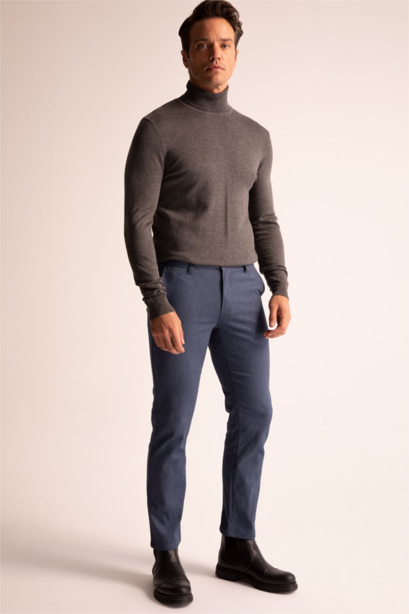 MAN Indigo Regular Fit Trousers