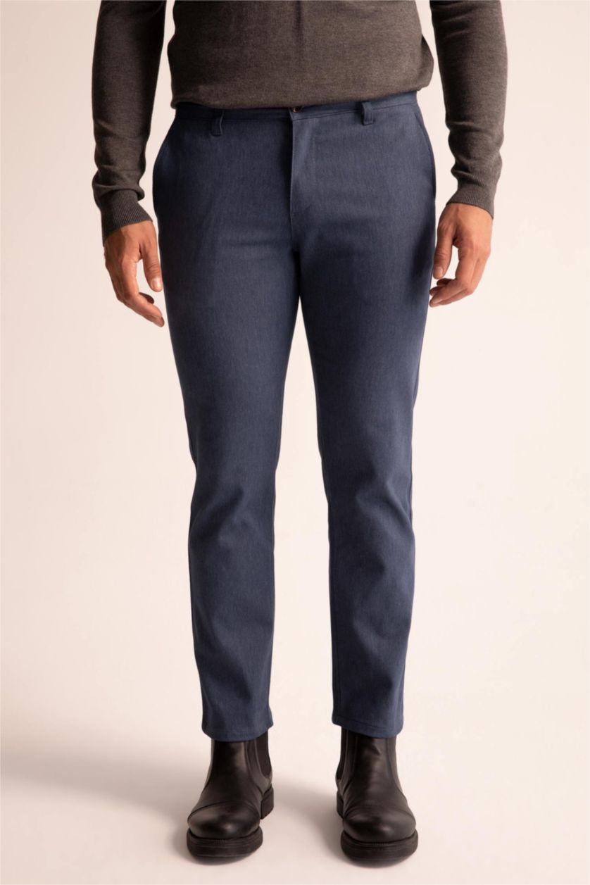 MAN Indigo Regular Fit Trousers