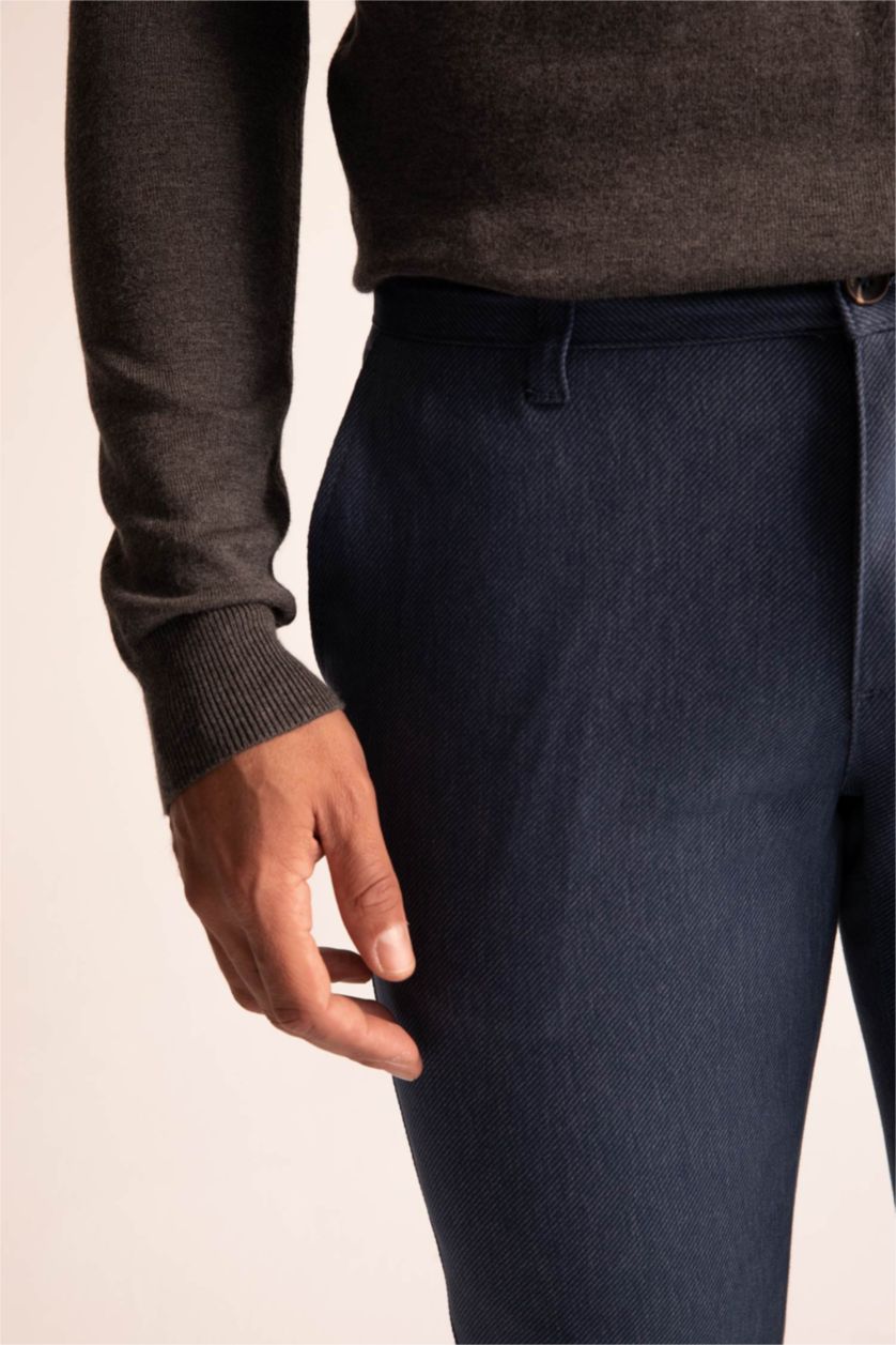 MAN Indigo Regular Fit Trousers
