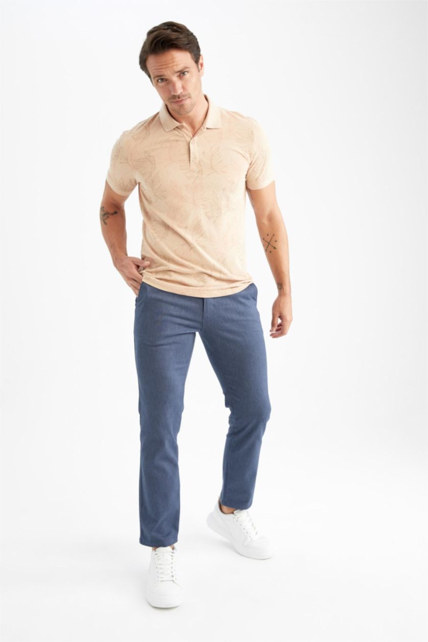 MAN Indigo Regular Fit Trousers