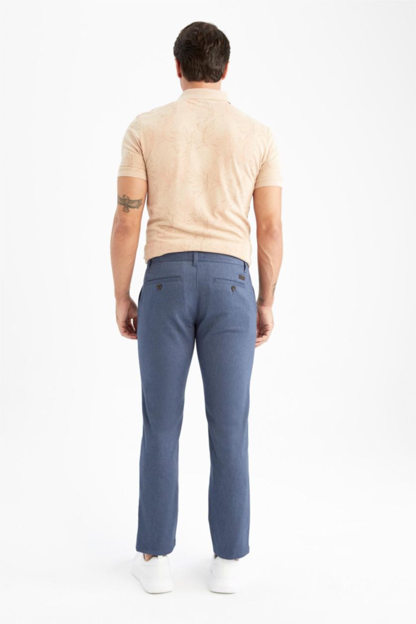 MAN Indigo Regular Fit Trousers