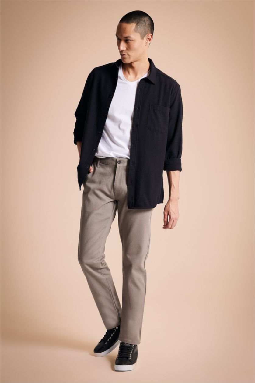 HOMME Pewter Pantalon Coupe Classique