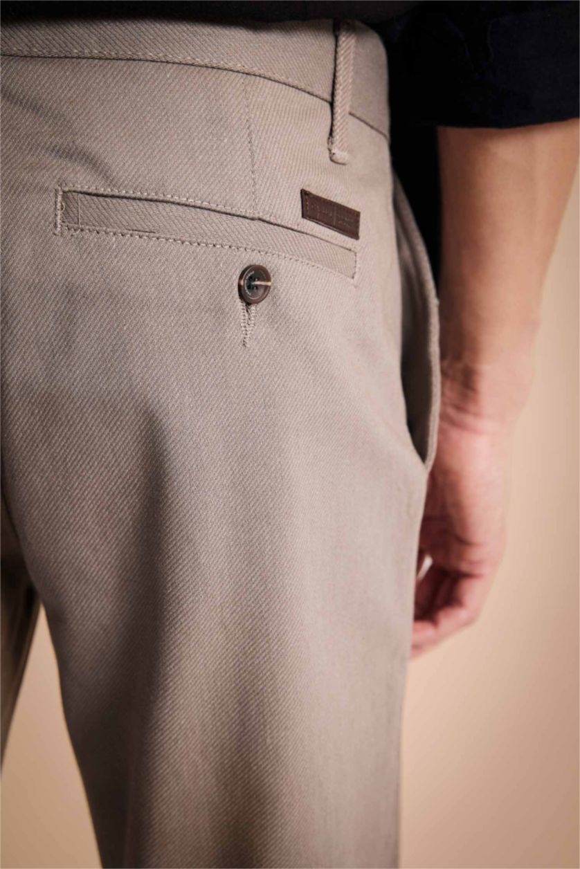 HOMME Pewter Pantalon Coupe Classique