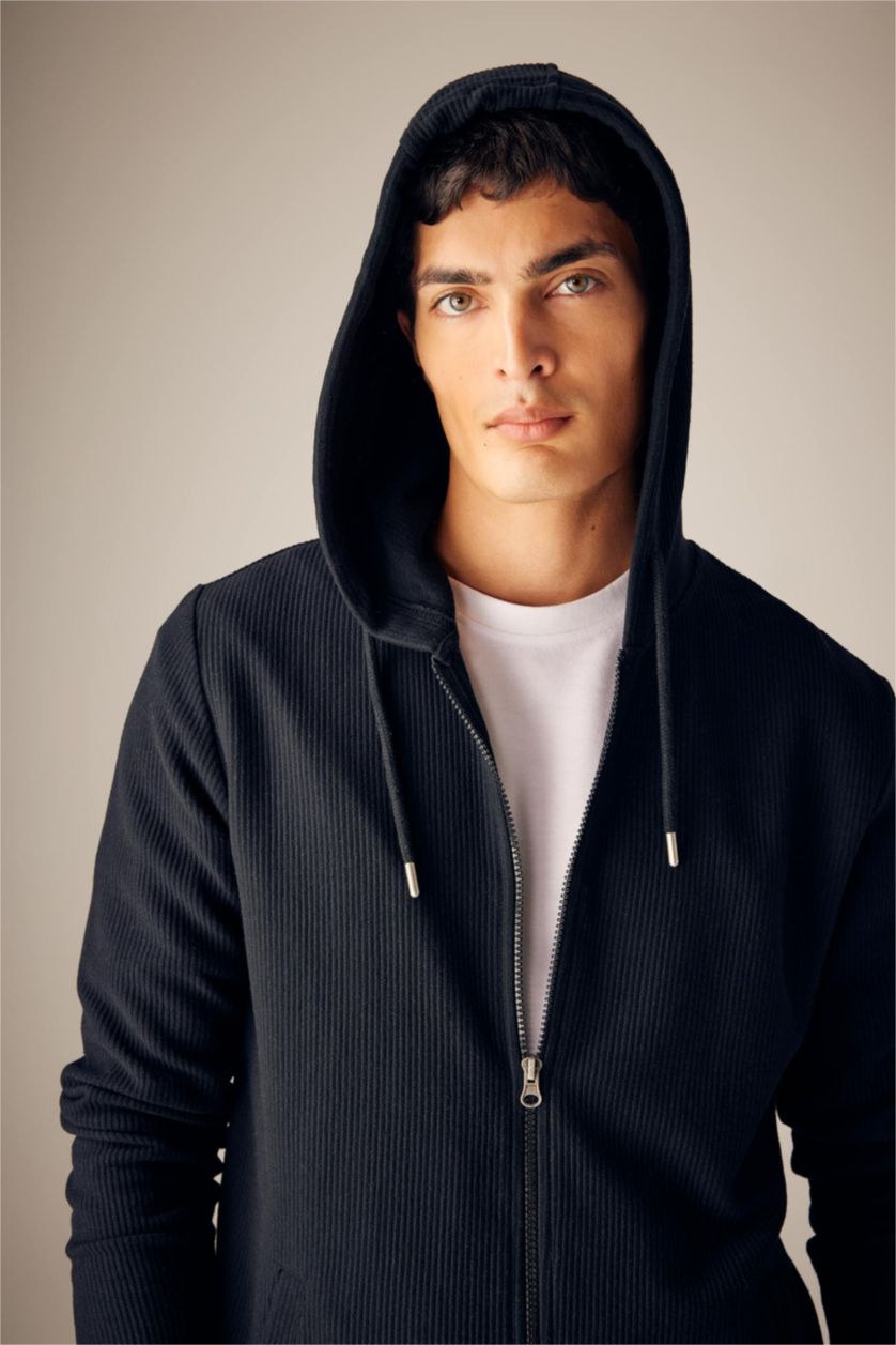 Erkek Siyah Regular Fıt