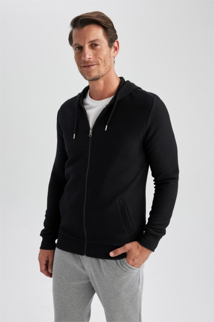 Erkek Siyah Regular Fıt